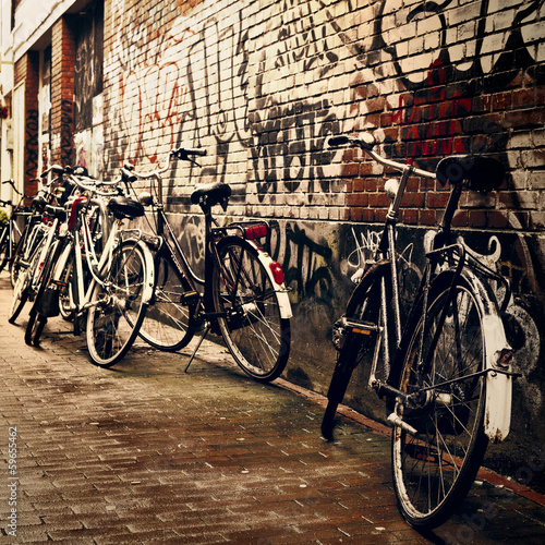 Nowoczesny obraz na płótnie Holland Bicycles