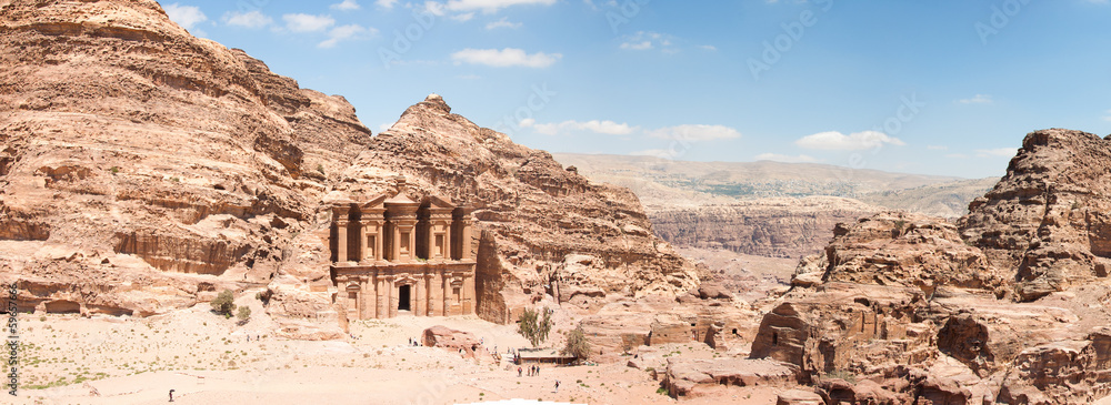 The Monastarty, Petra, Jordan - obrazy, fototapety, plakaty 