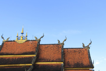 Thai temple roof