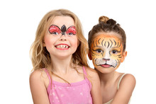 Face Painting, Tiger And Ladybug