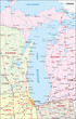 Lake Michigan map