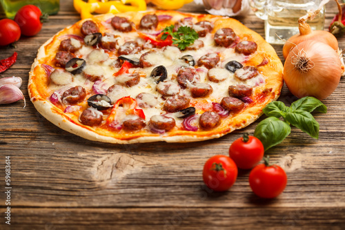 Tapeta ścienna Pyszna pizza