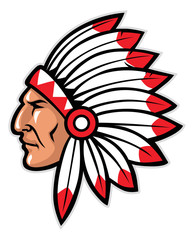 indian head mascot