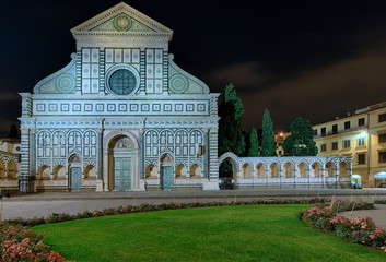 Fototapete - Basilica di Santa Maria Novella Florenz Italien