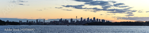 Obraz na płótnie canvas Panorama panoramę Sydney