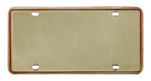 Old License Plate