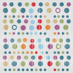 Canvas Print - Abstract Retro Textile Background