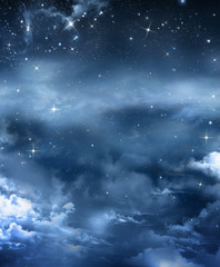 Wall Mural - beautiful background, nightly sky