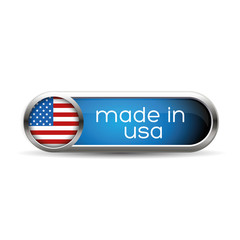 Sticker - Made in USA button or label