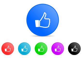 Poster - like icon vector set
