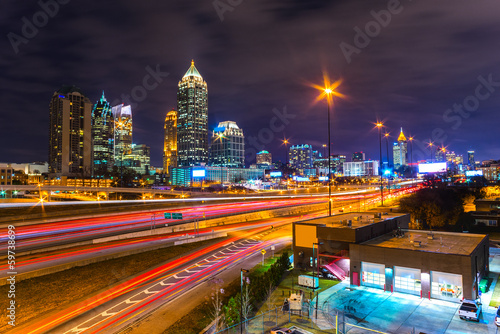 Plakat Atlanta, Georgia, USA