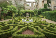 The Knot garden of Sudeley Castle