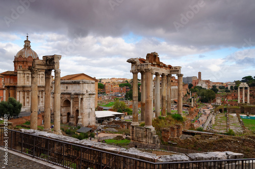 Fotoboard na płycie Forum Romanum