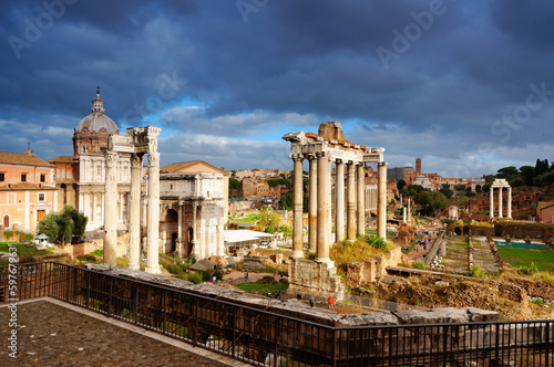 Fotoboard na płycie Forum Romanum