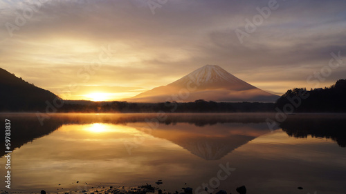 Naklejka samoprzylepna Góra Fuji
