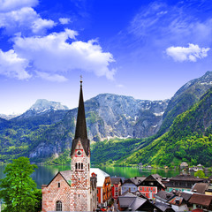 Wall Mural - Hallstatt - beautiful alpine village,Austria