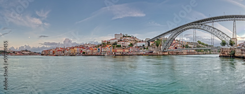 Naklejka na drzwi Panorama of Porto