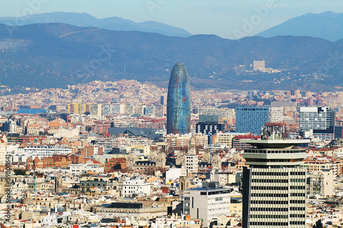 Fotoboard na płycie Barcelona pejzaż