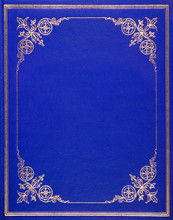 Blue Leather Cover