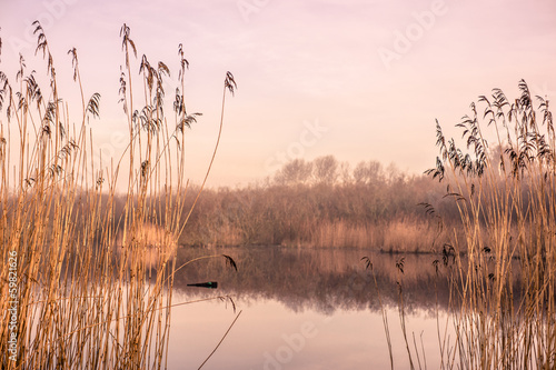 Plakat na papierze fotorealistycznym Idylliczne jezioro