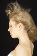 © Olaf Schulz - Blonde Frau mit schulterlangem Haar im Wind