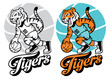 Tiger basketball mascot