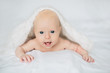 © Svetlana Iakusheva - Smile baby in white cot