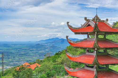 Naklejka samoprzylepna Pagoda
