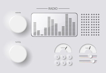 Sticker - Control panel