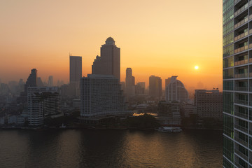 Wall Mural - Bangkok, Thaïlande, fleuve Chao Phraya