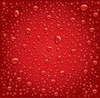 drak red bubbles droplets background