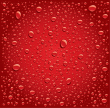 Drak Red Bubbles Droplets Background