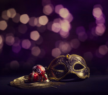 Red Masquerade Ball Mask Free Stock Photo - Public Domain Pictures