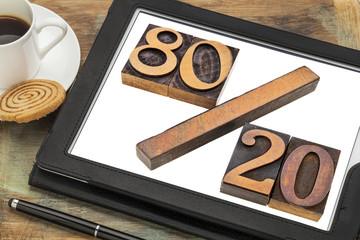 Wall Mural - pareto principle