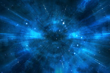 Wall Mural - time and space travel concept abstract background