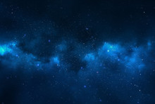 Night Sky - Universe Filled With Stars, Nebula And Galaxy