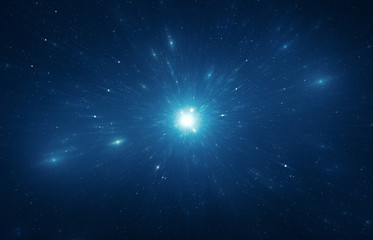 Wall Mural - time and space travel concept abstract background