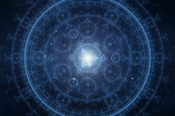 Abstract new age spiritual background
