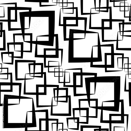 Naklejka dekoracyjna Seamless Monochrome Pattern