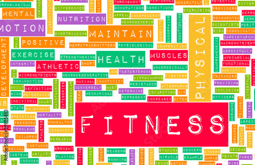 Obraz na płótnie canvas Koncepcja fitness