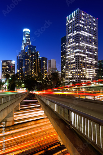 Naklejka samoprzylepna Centrum Los Angeles