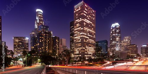 Naklejka samoprzylepna Centrum Los Angeles