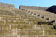 Амфитеатр, каменные сиденья. Помпеи, древнеримский город