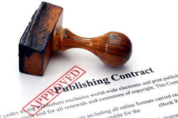 Sticker - Publishing contract - approved