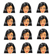 woman face expressions