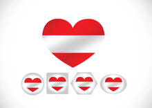 National Flag Of Austria Themes Design Idea