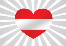 National Flag Of Austria Themes Design Idea