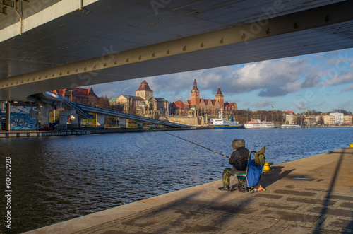 Naklejka samoprzylepna Wały chrobrego - szczecin