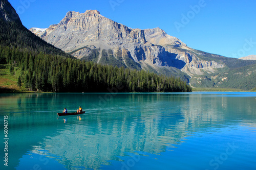 Fotoboard na płycie Jezioro szmaragdowe, park narodowy yoho, kolumbia brytyjska, Kanada