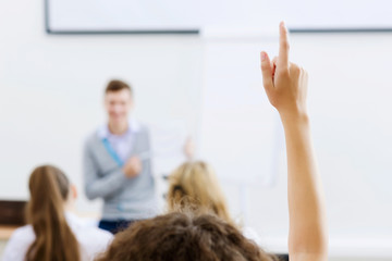 Wall Mural - Teacher at lesson